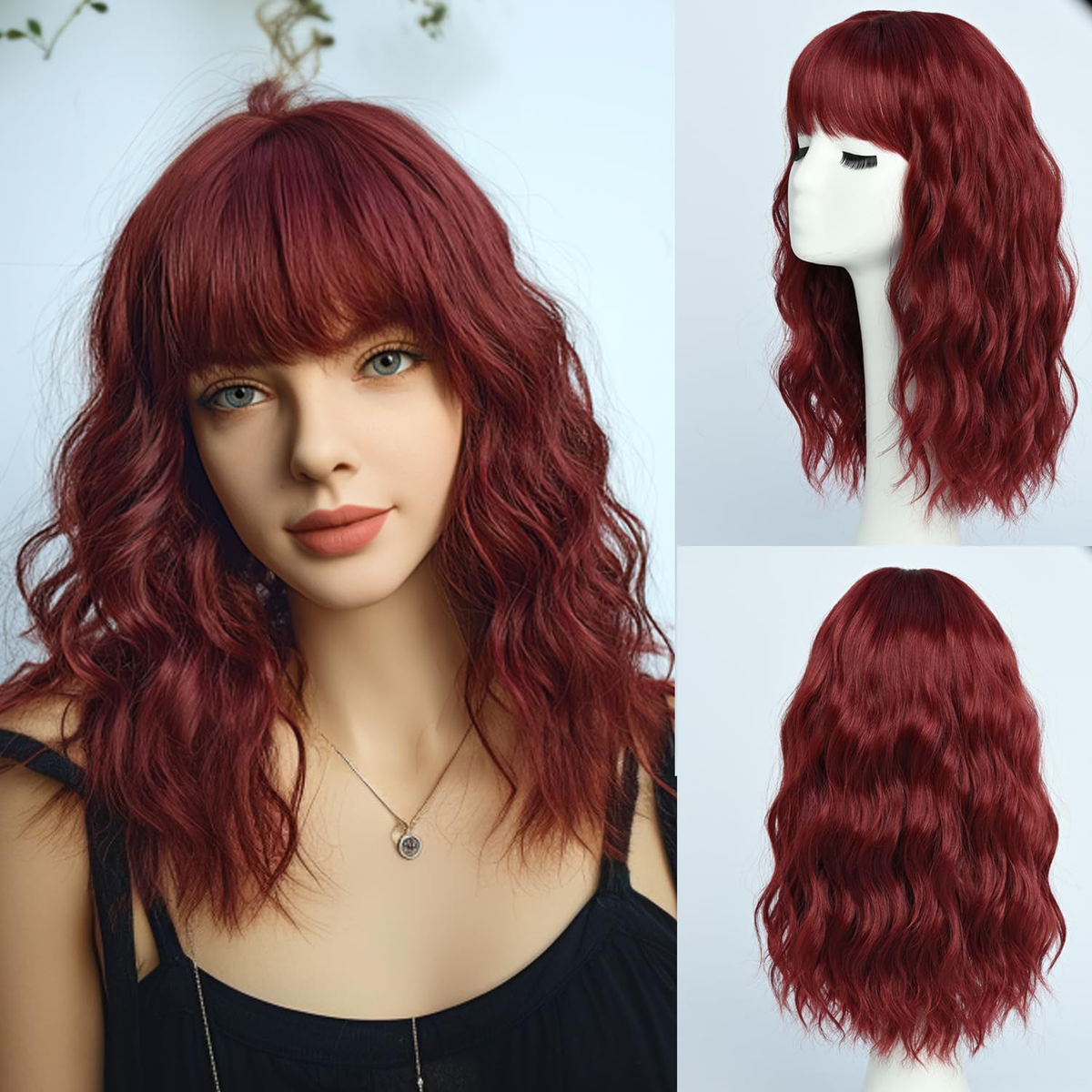 Wholesale New European and American Style Long Curly Synthetic Full Wigs for Women, Multiple Fashion Colors Available in Factory Stock with Discounts for Bulk Orders