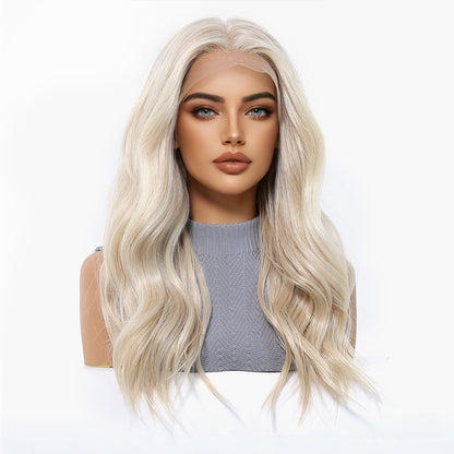 Wholesale New 13×6 Fully Hand-Tied Ombre Brown Lace Wig, Premium Japanese Heat Resistant Synthetic Fiber