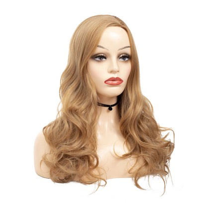 Wholesale Women Blonde Long Loose Wave Full Wig, Voluminous Synthetic Curls for Daily & Party