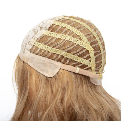 Wholesale Women Blonde Long Loose Wave Full Wig, Voluminous Synthetic Curls for Daily & Party