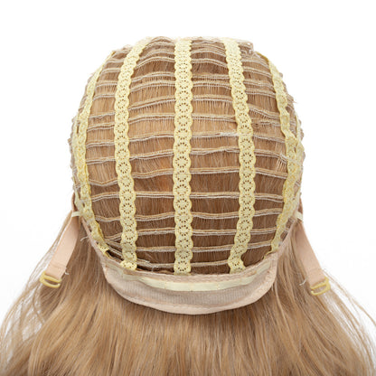 Wholesale Women Blonde Long Loose Wave Full Wig, Voluminous Synthetic Curls for Daily & Party