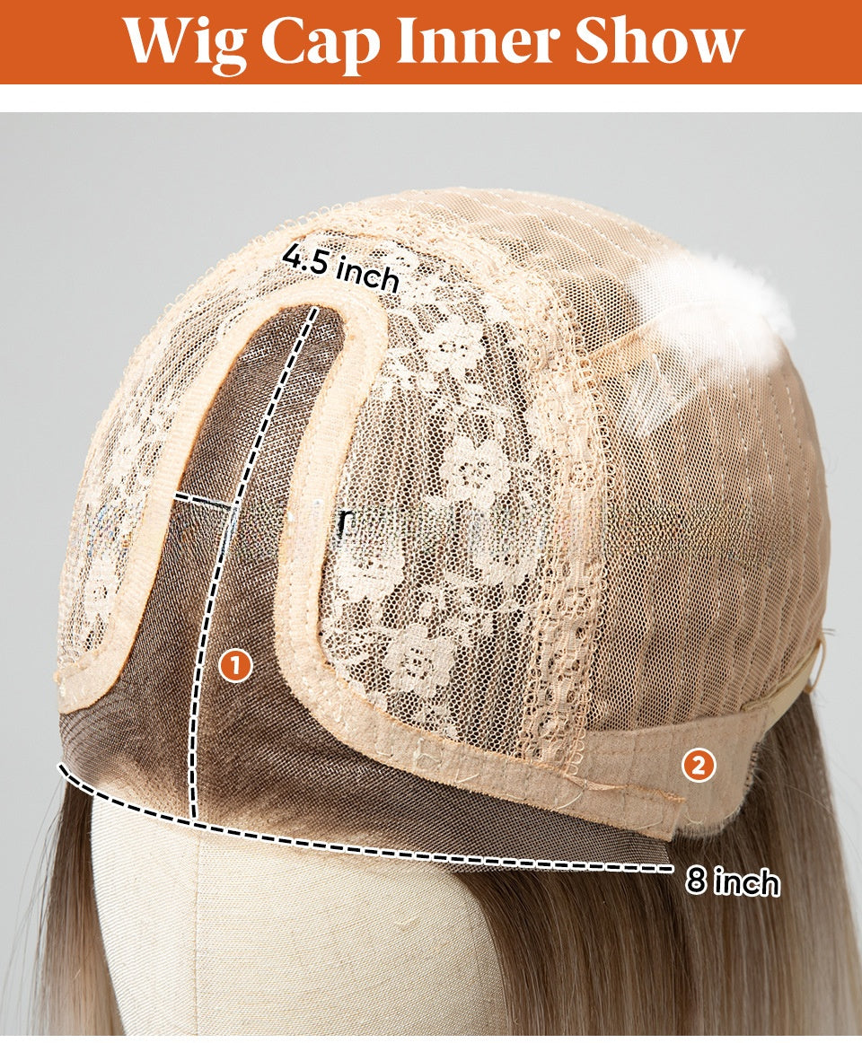 Wholesale Hand-Tied Full HD Lace Wig, Platinum Ombre Long Body Wave Pre Plucked Hairline Hollywood Style Wig for Women